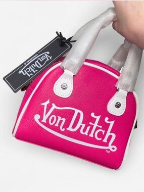 Von Dutch Bag Pink & White